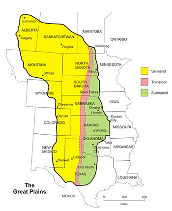 Great Plains Region Map
