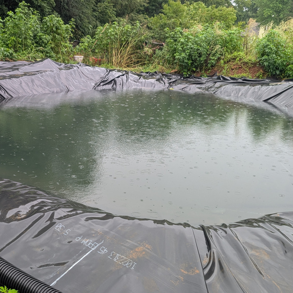 A retention pond