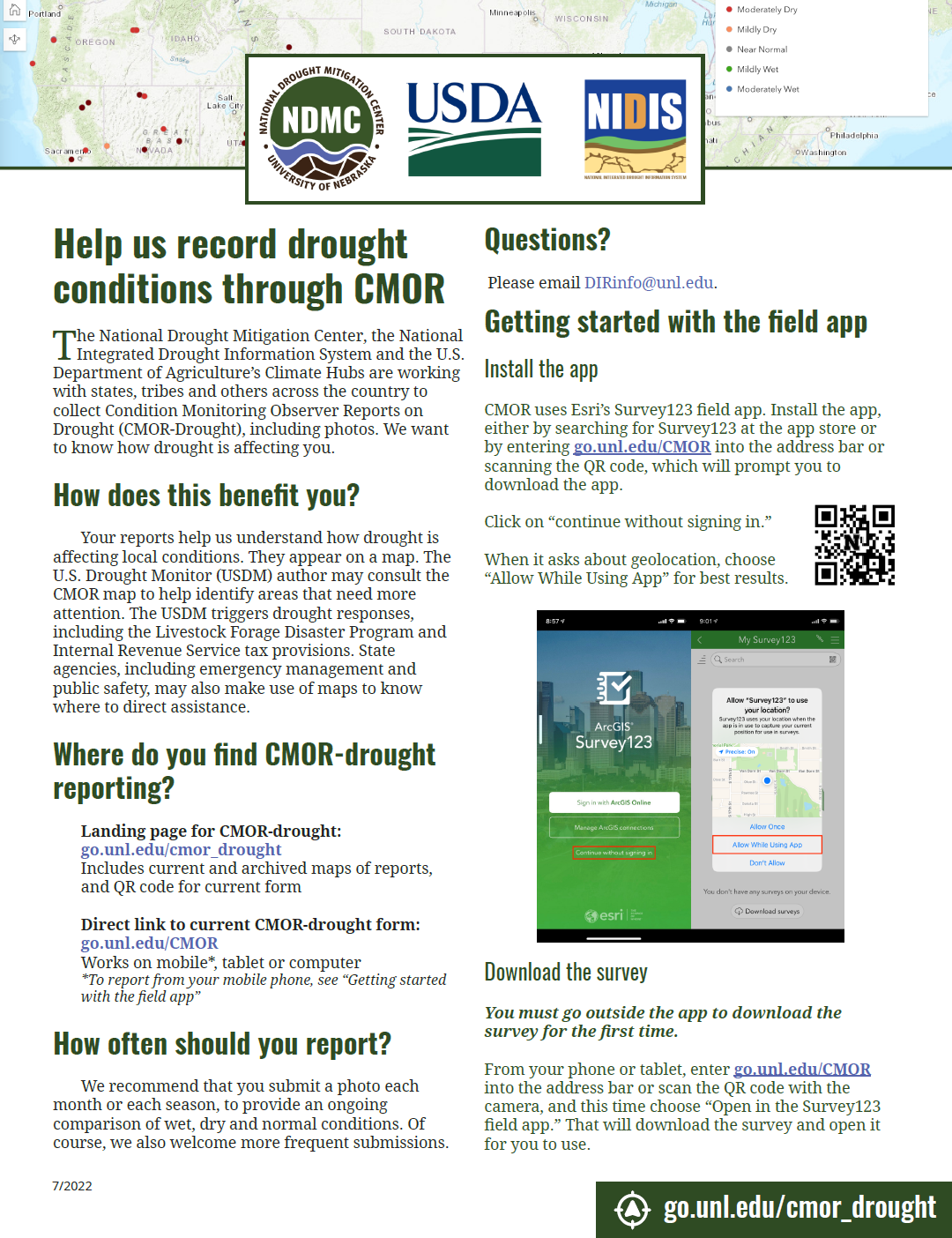 CMOR factsheet