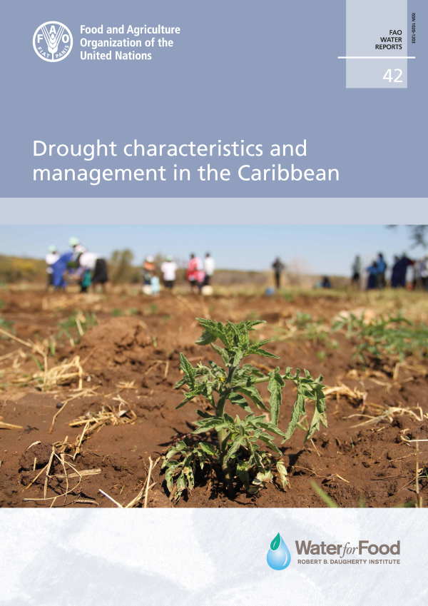 Drought characteristics and management in the Caribbean report cover