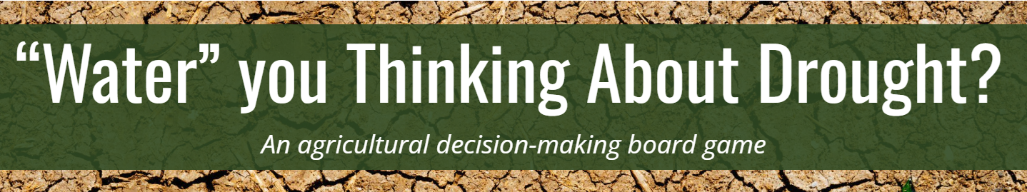 Ready for Drought?: A community resilience role-playing game brought to you by the National Drought Mitigation Center